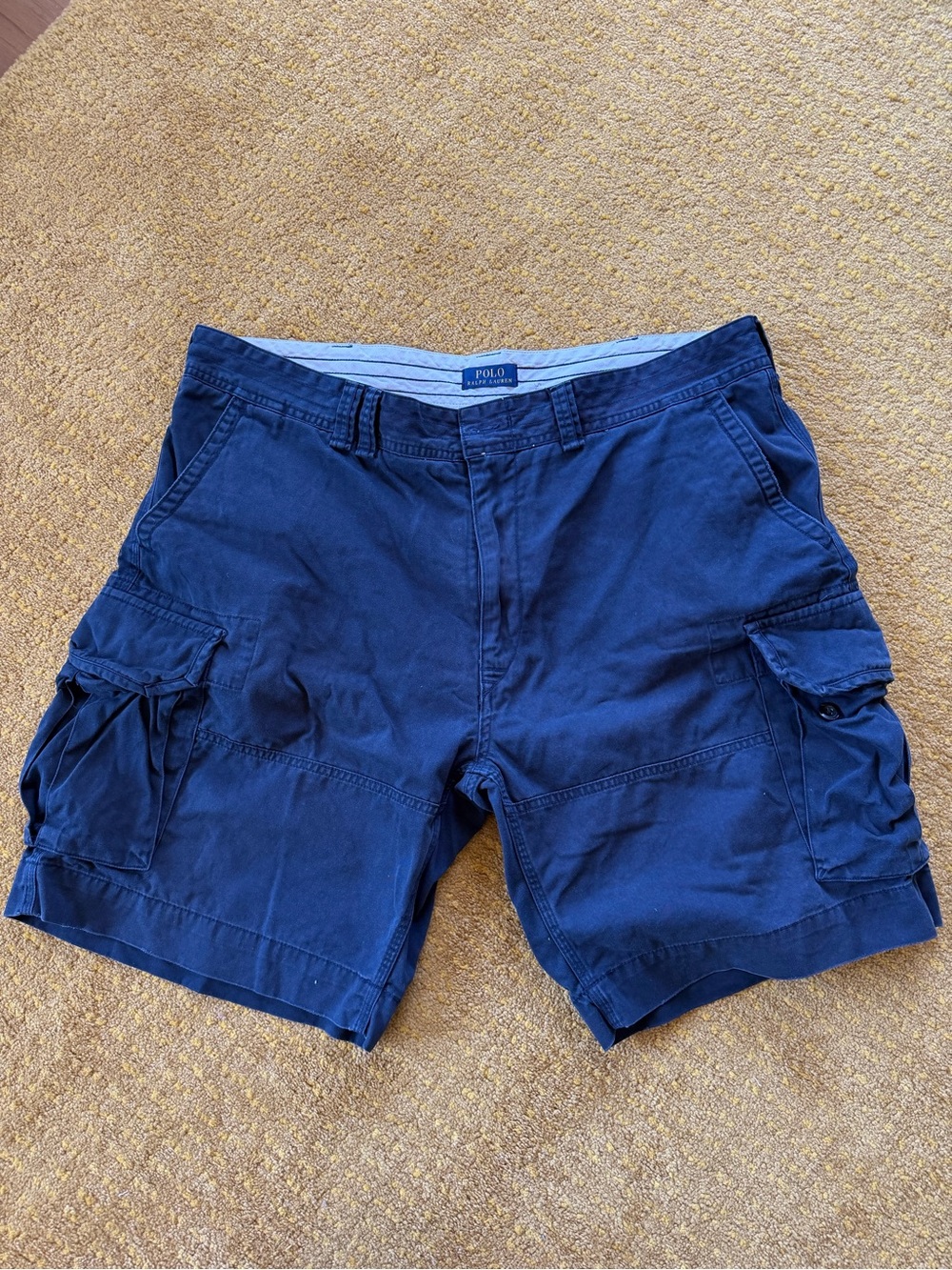 Polo Ralph Lauren Navy Heavy Cargo Shorts